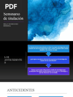 Antecedentes y Preguntas de Investigacion