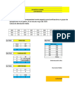 Ejercicio de Desviación de Media