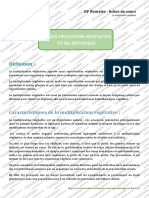 La Multiplication Végétative Et Ses Méthodes: Définition