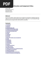 Politiche Allocazione Indirizzi IPv6