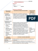 Sesión DE Aprendizaje #1 "Escribimos Anecdotas"