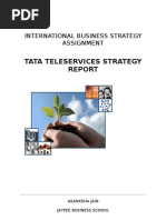 Tata Teleservices Strategy: International Business Strategy Assignment