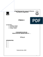 Física I: Universidad Nacional de Lomas de Zamora Facultad de Ingeniería