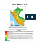 Movimientos de Masa en Tacna