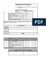 3.1.2 Planilla Evaluación de Proyectos