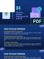 Materi 4 Peran Dan Kegiatan Pembelajaran TIK Di MI-SD