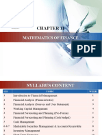 FIN 242 Chapter 10 (Mathematic of Finance)