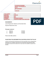 Financial Accounting 2A Supp Exam Memo