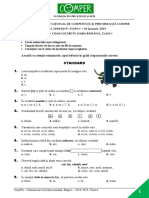 Subiect Comper Romana EtapaI 2018 2019 Clasa1