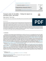 Peter Jones Transport Policy For Liveability - Valuing The Impacts On Movement, Place, and Society