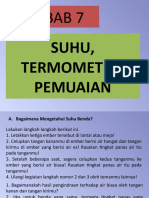 Suhu, Termometer, Pemuaian