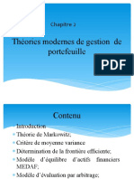 Théories Modernes de Gestion de Portefeuille: Chapitre 2