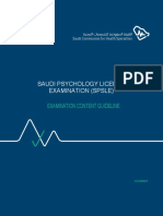 Saudi Psychology Licensure Examination Final Oct 2022