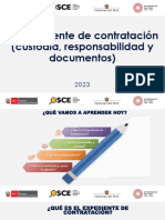 El Expediente de Contratación (Custodia, Responsabilidad y Documentos)