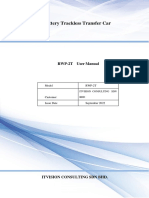 Battery Trackless Transfer Car: RWP-2T User Manual