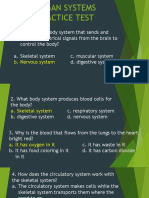 Organ Systems Practice Test