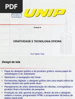 Criatividade E Tecnologia Oficina: Unidade III