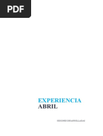 Experiencia: Abril