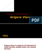 Viata Si Activitatea: Grigore Vieru