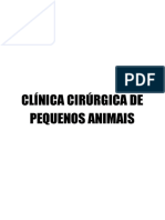 Clínica Cirúrgica de Pequenos Animais