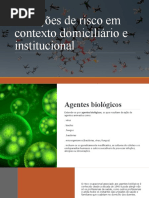 Situações de Risco em Contexto Domiciliário e Institucional