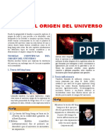 Teorías Científicas Del Origen Del Universo