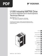 U1000 Industrial MATRIX Drive: Technical Manual