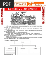 La Zorra y Los Gansos para Segundo de Primaria