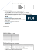 Course 5 Clinical Evaluation