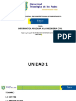 Informatica Aplicada A La Ingenieria Civil: Facultad de Ingenieria - Escuela Profesional de Ingenieria Civil