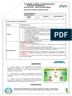 Nstituto Rafael Pombo, Floridablanca Gestión Académica Gestión de Aula - Guía de Aprendizaje