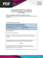 Guía de Actividades y Rúbrica de Evaluación - Unidad 1 - Paso 2 - Conceptualización Sobre Sociedad Del Conocimiento y Contexto Educativo