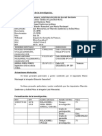 Audiencia de Formal. de La Investigacisn.