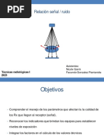 Relación Señal / Ruido: Técnicas Radiológicas I 2023