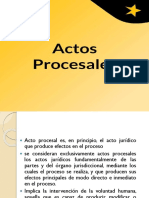 Actos Procesales