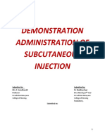 Subcutaneous Injection