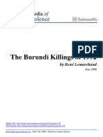 Rene Lemarchand Burundi Killings of 1972