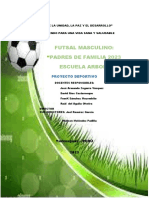 Proyecto Deportivo Campeonato de Padre