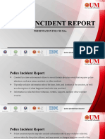 Incident Report