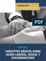 UNID 1 Conceptos Básicos Sobre Acoso Laboral, Sexual y Discriminatorio