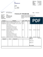 Proforma N°: PR23001368: Sarl Alief Capital 88000000DA RIB BNA ROUIBA 001006320300300510/57