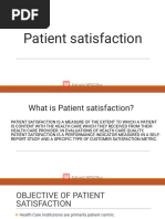 Patient Satisfaction