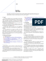 Pour Point of Crude Oils: Standard Test Method For