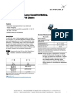 SMP1352 Series: Large Signal Switching, Plastic Packaged PIN Diodes