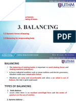 Balancing: 3.1 Balancing For Rotating Masses. Increasing and Decreasing of Mass