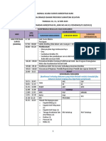 Hari JAM (WIB) Acara/Agenda Surveior Manajemen Surveior Medis Surveior Keperawatan Hari Pertama Survei (Daring) Pembukaan