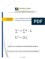 Capitulo I - Introdução Definições Basicas