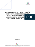 Metodología Transferencia Metodológica Ruta NNA