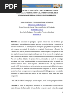 O Processo de Revegetação Como Alternativa para Recuperação de Paisagens Características de Áreas Degradadas Inseridas No Domínio Dos Cerrados