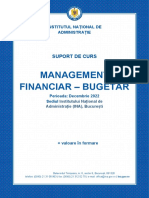 Suport de Curs M8 Management Financiar Și Bugetar